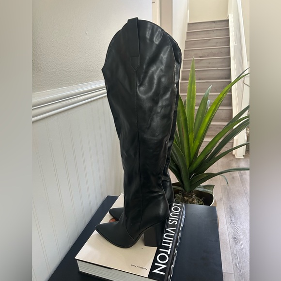 Steve Madden Ranger Black Over the Knee Boots - Picture 12 of 16